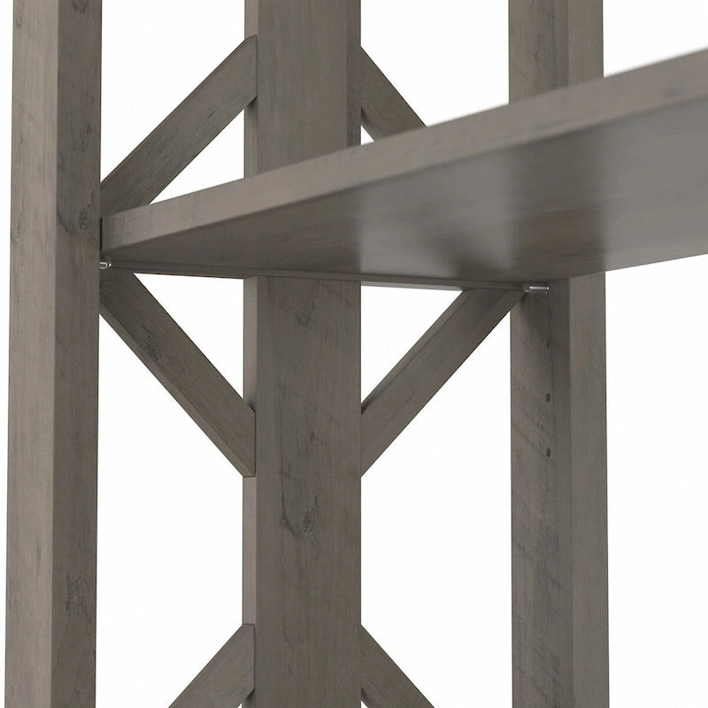 Console Homestead avec étagères de Bush Furniture